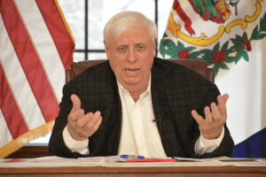 Justice addresses Greenbrier party questions, talks about vaccine numbers